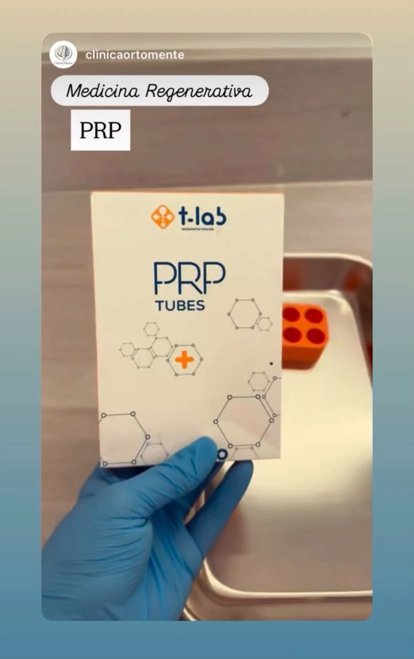 Caixa de Tubos PRP T-LAB em ambiente clínico